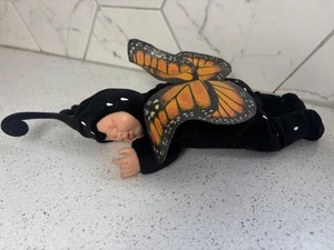 Peluche pupazzo Anne Geddes farfalla bambino vintage 1997 - Foto 1 di 4