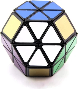 Hydrangea Magic Cube Nero 8 Assi Ottaedro Cubo Puzzle Creativo Cubo Tè Cervello - Foto 1 di 7