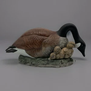 Vintage Holland Form Gans Mutter und ihre Küken 5,5”x 11,5” - Bild 1 von 12