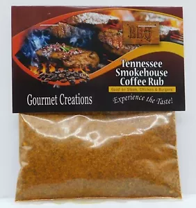 Tennessee Smokehouse Coffee Robs Sumersiones Condimentos Creaciones Gourmet Filete pollo - Imagen 1 de 5