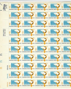 Scott #1571...10 Cent...International.Women's Year...Sheet of 50 - Picture 1 of 1