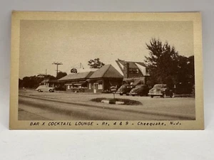 Postcard Cheesequake NJ Bar X Cocktail Lounge Cheequake New Jersey South Amboy - Picture 1 of 2