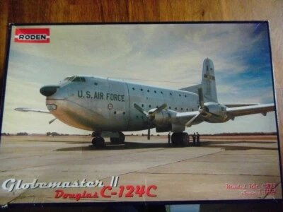 RODEN 1/144 DOUGLAS C 124 C GLOBEMASTER II NEW SEALED PLUS BONUS MASCHERINE PER - Immagine 1 di 4