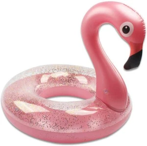 IXIR flotador inflable, flotadores de lentejuelas brillantes piscina, anillo de piscina flamenco - Imagen 1 de 9