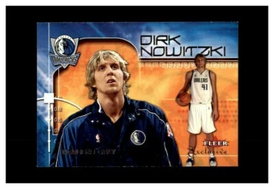 DIRK NOWITZKI DALLAS MAVERICKS 2001-02 FLEER EXCLUSIVE MEMBERS ONLY #116 - Image 1 of 2