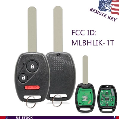 For Honda CR-V CRV 2007 2008 2009 2010 2011 2012 2013 Remote Key Fob MLBHLIK-1T - Image 1 of 4