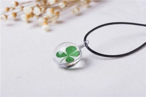 Amuleto de la Suerte Cadena Trébol Regalo Enfermedad Esperanza Archivos Adjuntos - Imagen 1 de 1