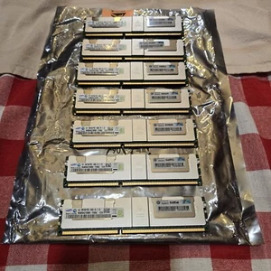 SAMSUNG M386B4G70BM0-YH9 32GB 4Rx4 DDR3 PC3L-10600L 1333MHz LV LR MEMORY RAM x7 - Picture 1 of 2