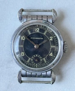 Extrem seltene 40er Jahre Vintage Militär H Stern Uhr Armbanduhr. - Bild 1 von 8