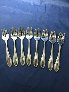 Juego (s) de 8 tenedores para ensaladas 6-7/8" Arbor American Harmony Oneida acero inoxidable - Imagen 1 de 4