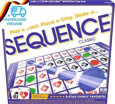 BESUCHE DEN GOLIATH-STORE Goliath - Sequence Classic, Ein Brettspiel Für Kinder Und Erwachsene Ab 7 Jahren