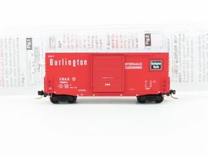N Scale Micro-Trains MTL 10100080 CBQ Burlington Route 40' Hy-Cube Boxcar #19864 - Picture 1 of 8