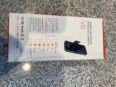 Cargador Inalámbrico Montaje Coche Inteligente V8 Nuevo En Caja Foto 1 de 4