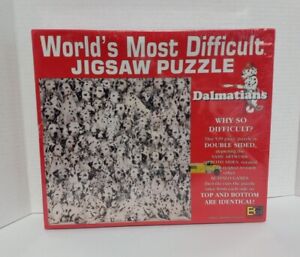 Worlds Most Difficult Jigsaw Puzzle Dalmatians 529pc Double Sided Buffalo (1996)