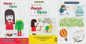 ANNA & FROGA / MOOMIN / PIPPI LONGSTOCKING - SET OF 3 (Free Comic Book Day FCBD) - Imagen 1 de 7