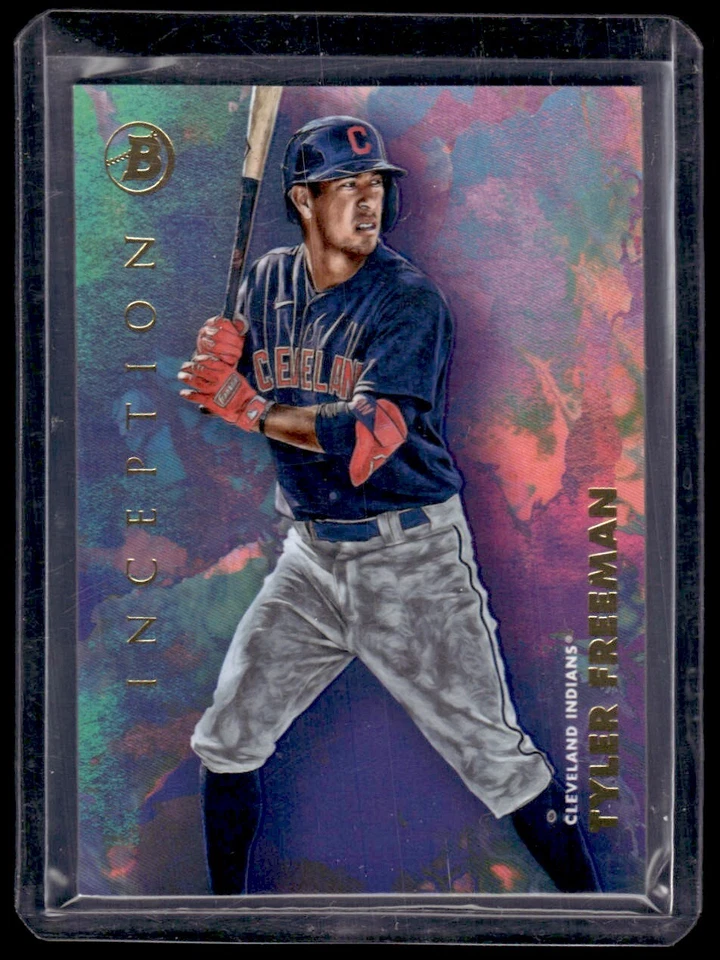 2021 Bowman Inception Tyler Freeman #48 Cleveland Indians - Image 1 of 2