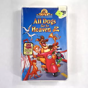 *NEW SEALED* All Dogs Go to Heaven 2 VHS Video Tape (1996, Clamshell) - Picture 1 of 3