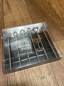 Prodyne Winning Hand Cocktail Drink Picks New In Box - Picture 1 of 2