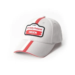 2024 Rally Poland WRC Mens Stripe Baseball Cap grey - Picture 1 of 6