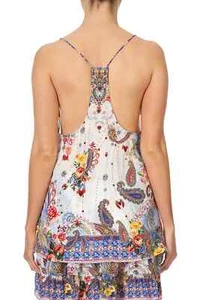 Camilla Silk Frida Freedom Top Size Small T-Back Sequins Designer rrp $379 NWT - Picture 1 of 14