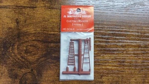 HO JL Innovative Design Custom Brown Step Ladder 554 - Picture 1 of 2