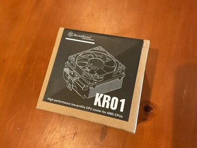 SILVERSTONE SST-KR01 80mm Dual ball bearing CPU Cooler Low Profile 54mm - Image 1 of 3