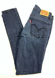 Levis 710 Super Skinny Dark  Blue Jeans  W27 /L30 x45 - Picture 1 of 8
