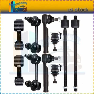 Fits 2000-2004 Subaru Legacy 10 x Front & Rear  Sway Bars Tie Rods Ball Joints Foto 1 de 4