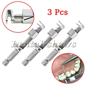 3 Pcs Universal Tofflemire Matrix Band Straight Retainers Clip Dental Instrument - Imagen 1 de 6