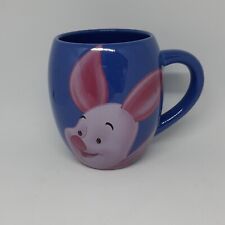 Walt Disney Official Piglet Tams Mug Barrel Blue Winnie Pooh Ceramic Cup Large