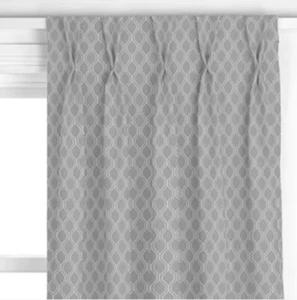 John Lewis Curtains Double Pinch Pleat Albany Smoke W 110 L 128cm - Picture 1 of 7