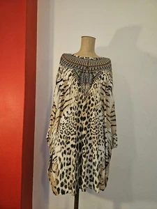 Camisa Blusa Top Camilla Embellecida Talla L (#28) - Imagen 1 de 18