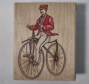 Sello de goma para bicicleta victoriana A1645F Cynthia Hart NUEVO - Imagen 1 de 4
