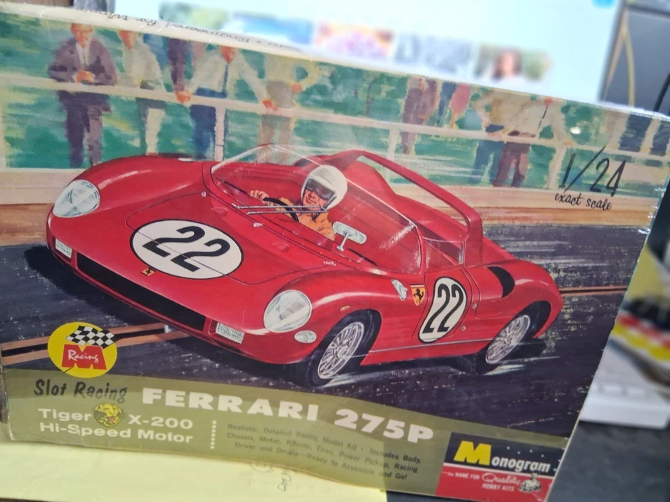 Kit de modelo Monograma Ferrari 275P escala 1/24 (1964 Perfeito estado) - Imagem 1 de 1