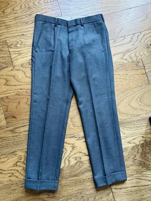 Men’s Brooks Brothers Black Fleece Wool Trousers 34W - Image 1 of 4