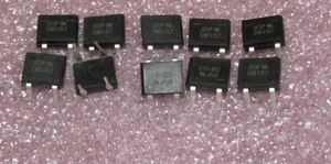 10 pezzi DB107 B107 DIP4 raddrizzatori a ponte 1000V 1A IC, stock USA - Foto 1 di 2