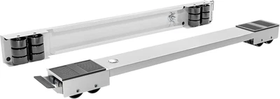 - Base per Lavatrice Di Mobili - Set Di 2 Basi Rotanti in Acciaio - Piattaforma  - Immagine 1 di 4