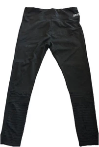 Justice Girls Active Leggings Black Ankle Length Mesh Accent size 20 plus - Picture 1 of 4