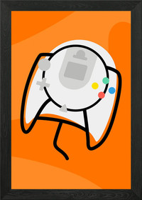 dreamcast Nintendo Framed Wall Art Poster Canvas Print Picture