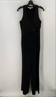 Mono Diane Von Furstenberg negro sin mangas pierna recta de una pieza para mujer 2 Foto 1 de 4