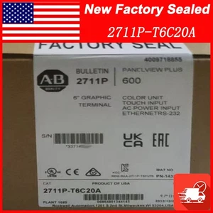 AB 2711P-T6C20A SER D Panelview Plus 600 AB 2711PT6C20A Envío Gratis - Imagen 1 de 4