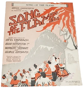 GEORGE GERSHWIN sheet music from 1925 SONG OF THE FLAME - Picture 1 of 1