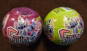 Lot of 2 Disney Stitch Mystery Balls, NEW Stitch Has a Glitch Blind Balls - Picture 1 of 2