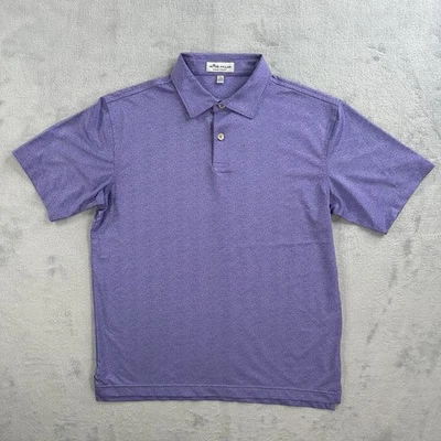Camisa Polo Peter Millar Verano Confort Niños Jóvenes L (11-12) Púrpura Calavera AOP Foto 1 de 4