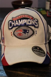 2004 NE PATRIOTS CONFERENCE CHAMPIONS LOCKER ROOM HAT - Picture 1 of 2