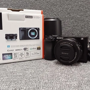 Mirrorless Camera Model ILCE 6000 Double Zoom Lens Kit SONY - Picture 1 of 9