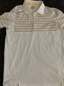 Men’s Oakley White golf polo shirt Small Nice - Imagen 1 de 5