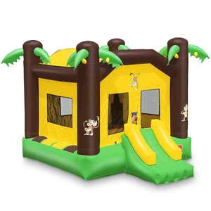 17' x 13' Commercial Jungle Bounce House - 100% PVC Bouncer - Inflatable Only - Picture 1 of 6