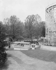 Glen Echo Caterpillar Roller Coaster 8x10 Reprint Of Old Photo - Picture 1 of 1
