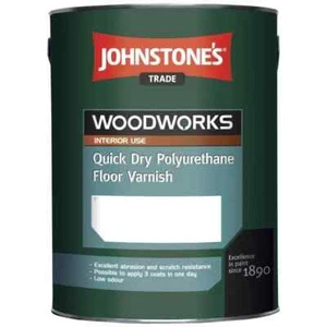 Johnstones Floor Varnish - CLEAR - GLOSS- FINISH 5L INTERIOR - QUICK DRY- - Picture 1 of 1